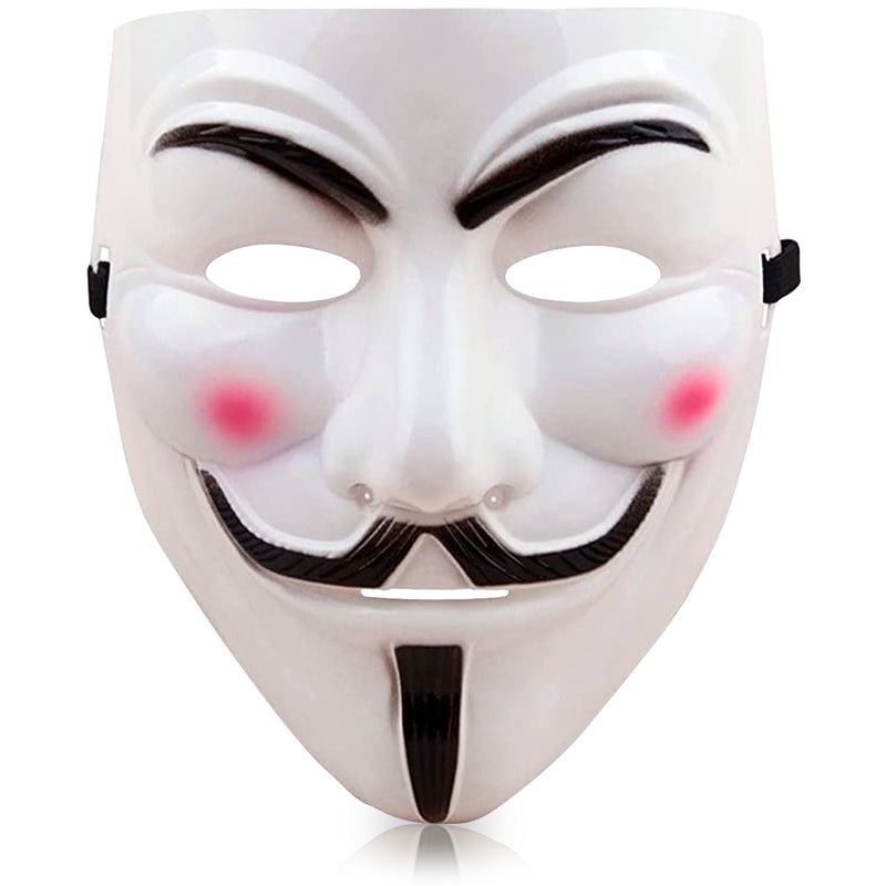 Anonymous Maske Hvid