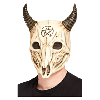 Satanistinen Ram-pääkallonaamio