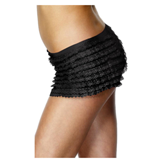 Mustat hotpantsit