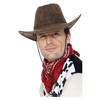 Kulunut Cowboyhattu Ruskea