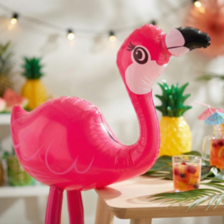 Puhallettava Pinkki Flamingo