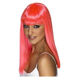 Glamour-peruukki Pinkki