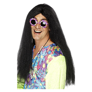 Hippiperuukki Musta