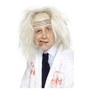 Professori Peruukki Harmaa