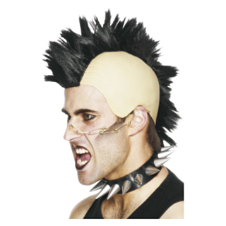 Mohawk Peruukki Musta