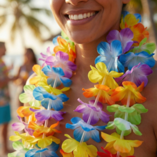 Pitkä Hawaii-kranssi