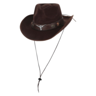 Härkä Cowboy-hattu Ruskea