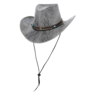 Cowboyhattu Harmaa