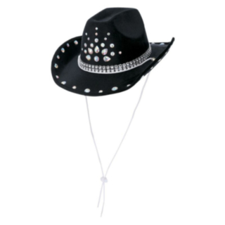 Jalokivi Cowboyhattu Musta