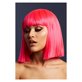 Neonpinkki Lola-Peruukki