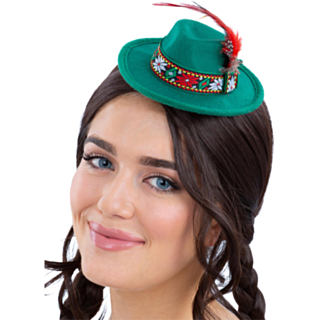 Oktoberfest Minihattu Hiusklipsi Vihreä