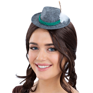 Oktoberfest Minihattu Hiusklipsi Harmaa