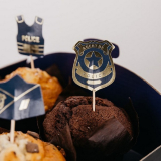 Poliisi Kakkutikut Sininen/Kulta