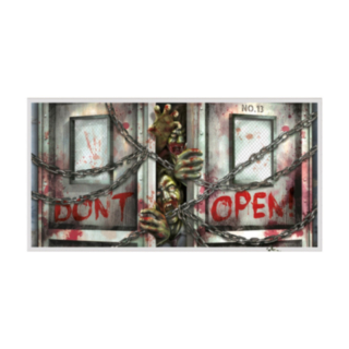 Zombi Halloween Banderolli