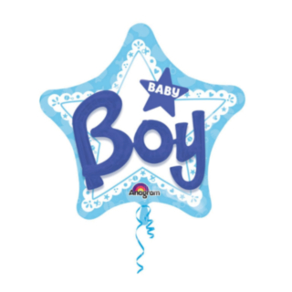 Baby Boy -tähtifoliopallo