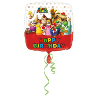 Super Mario® Happy Birthday Folioilmapallo