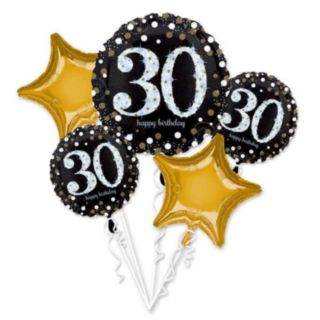 30-vuotisjuhlien ilmapallokimppu