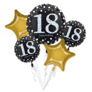 18 Vuoden Syntymäpäivä Ilmapallokimppu