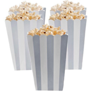 Raidalliset Popcorn Laatikot Vihreä