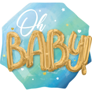 Oh Baby Foliopallo Vaaleansininen