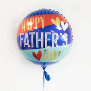 Pyöreä Happy Fathers Day Foliopallo
