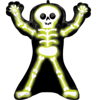 Neon luuranko jättifoliopallo