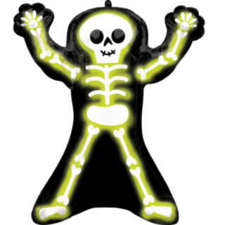 Neon luuranko jättifoliopallo