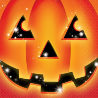 Halloweenkurpitsa -servetit