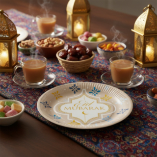 Isot Eid Mubarak Lautaset