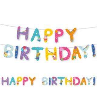 Pipsa Possu® Happy Birthday Kirjainnauha