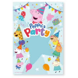 Pipsa Possu® Peppa's Party Taustaseinä