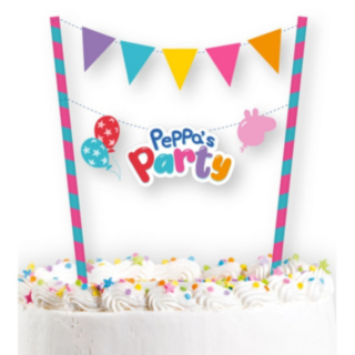 Pipsa Possu® Peppa's Party Kakkukoriste