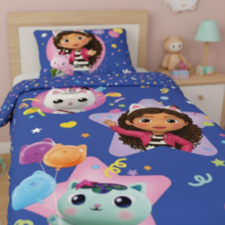 Gabby's Dollhouse® Tähdet Puuvillalakanat