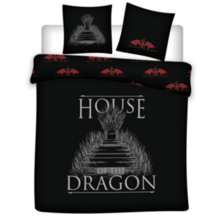 House Of Dragon® Kingsize Sengetøj Sort
