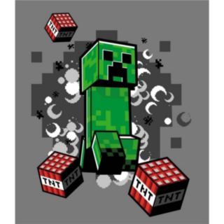 Minecraft® Creeper Flanelli Fleecepeitto