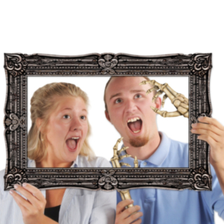Halloween Selfie Rekvisiitta Kehys