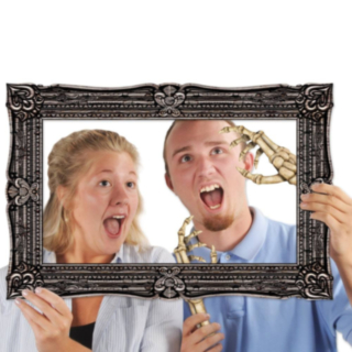 Halloween Selfie Rekvisiitta Kehys