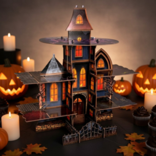 Haunted House Cupcake Leivosteline