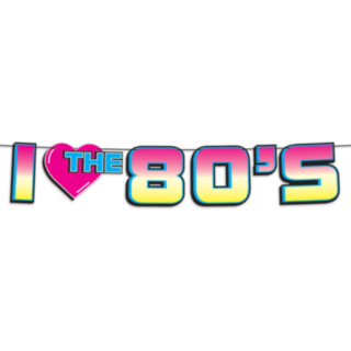 I Love The 80's -koristenauha