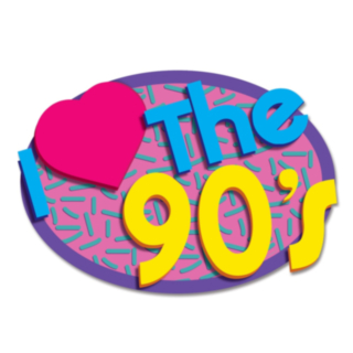 I Love The 90's -koristekuvat