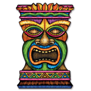 Suuri Tiki Pahvihahmo