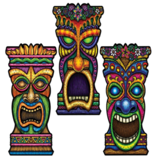 Tiki Toteemipaalu Leikekuvat