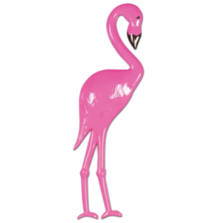 Muovinen flamingo