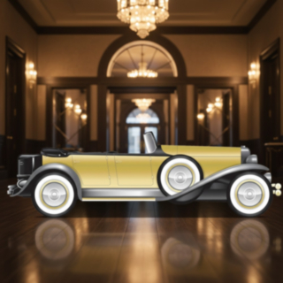 1920-luvun Roadster Gangsteriauto Koriste