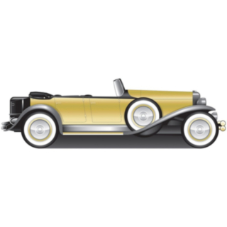 1920-luvun Roadster Gangsteriauto Koriste