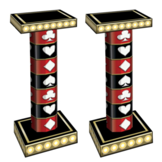 Casino Pylväät Koristeet
