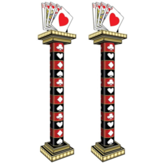 Casino Royal Flush Pylväs Koristeet