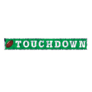 Amerikkalainen Jalkapallo Touchdown Banneri