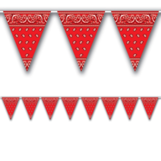 Punainen bandana-viirinauha