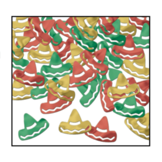 Sombrero-konfetti